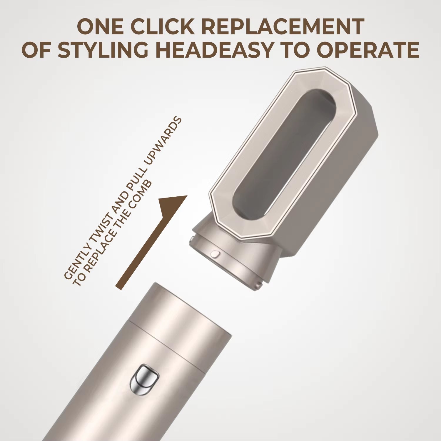 5 in 1 Hair Dryer Brush Electric Hot Air Straightener Multi Hair Styling Blowing Comb Rotating Curling Iron Set Professional