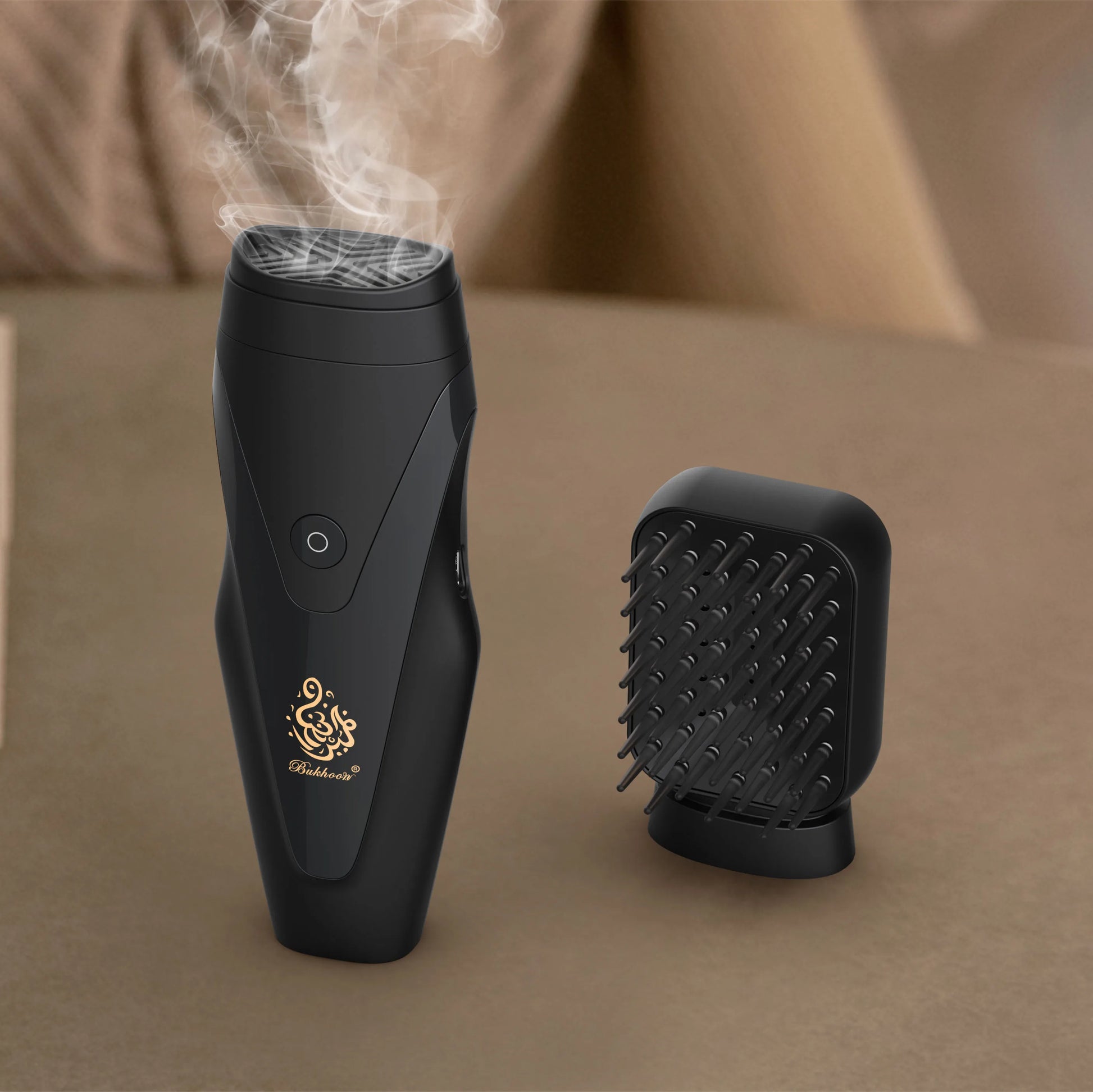 Chuhan Newest Electric USB Portable Incense Burner Muslim Aromatherapy Device Dukhoon Arabic Bakhoor Burner with Comb Set